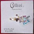 NEW Cellini Sterling Silver Ring Ice CZ Size 8