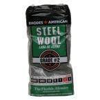 Homax #2 12 Pad Steel Wool, Medium Coarse Grade