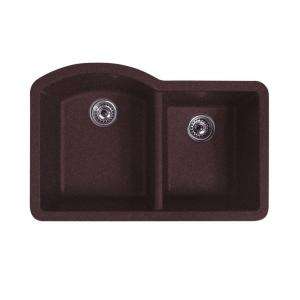   Double Bowl Kitchen Sink in Espresso QU03322DB.170 