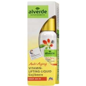 Alverde Anti Aging Vitamin Lifting Liquid Gojibeere, 2er Pack (2 x 25 
