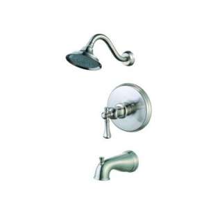 Pegasus Verdanza Single Handle Tub & Shower in Brushed Nickel 873 5104 