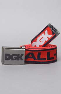 DGK The All Day Sport Scout Belt in Red  Karmaloop   Global 