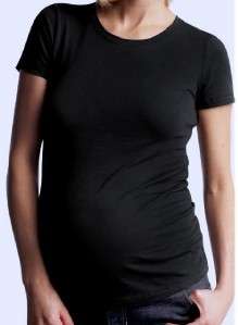 Womans Black Stretchy Maternity T  Shirt S,M,L,XL  
