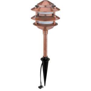 Malibu Low Voltage Copper Tier Light DISCONTINUED 8302 9200 01 at The 