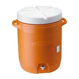 Rubbermaid10 Gallon Water Cooler Orange Cooler
