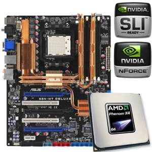  Deluxe/Mempipe Motherboard CPU Bundle   AMD Phenom X4 9550 Processor 