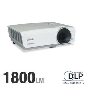 Vivitek H1080FD DLP Projector   1800 Lumens, 1080p, 1920 x 1080, 4000 