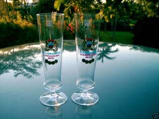 KULMBACHER SCHWEIZERHOF BRAU BEER GLASSES TWO GLASSES  