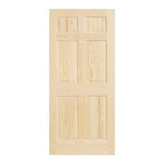    WEN 28 In. X 80 In. Pine Natural Slab Door 5222.0 