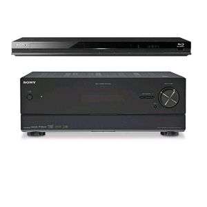 Sony STR DN1010 A/V Receiver and Sony BDPS470 3D Blu ray Disc Player 