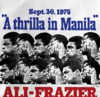 Muhammad Ali Thrilla In Manila Joe Frazier B T Shirt XL  