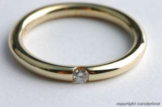 Spannring Brillantring Diamant Ring Gold Solitär  
