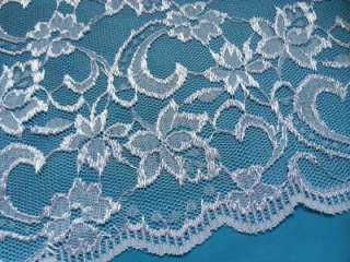   Width Wedding Bridal Embroidered Flowers Net Lace  1 Yards  