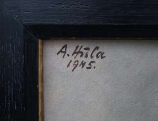 Anton Hula (1896 1946) Stillleben sign. A. Hula 1945  