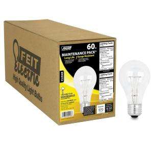   Clear Incandescent Light Bulb (120 Pack) 60A/CL/MP/5 130 at The Home