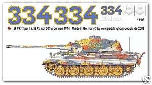 16 Königstiger 3 Komp. s.Pz. Abt 501 Ardennen 44 997  