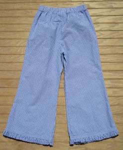 Girls CASTLES & CROWNS Royal Blue Wht Ruffle Pants 4/5  