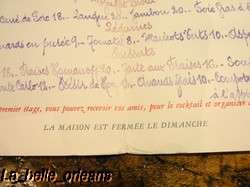MAXIMS OF PARIS MENU DATED 23 JUNE 1965 BY SEM  