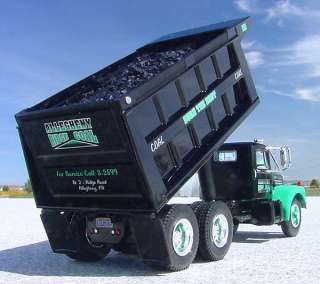 RARE BROCKWAY Dump Truck with COAL LOAD   First Gear  