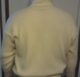 Mens GianFranco Ferre 100% thick Cashmere sweater size 44 Italy XL US 