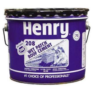 Henry 208 Wet Patch Roof Cement 3.30 Gal HE208361 