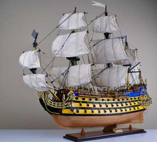 Soleil Royal 32 model wood ship French wooden tall ship boat  