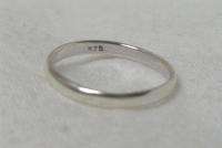 Sterling Silver 1.5mm Child Baby Band Ring sz 4 r19  