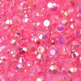 product jelly acrylic rhinestone flatback color pink ab measurement 5 