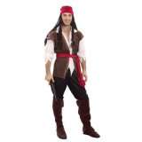 Herren Kostüm Pirat, 87210 Einheitsgröße  Piraten komplett  One 
