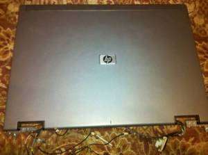 HP COMPAQ 6910P LCD SCREEN ASSEMBLY HINGES TOP LID  
