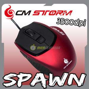 COOLER MASTER CM STORM SPAWN MOUSE USB 3500 GAMING  