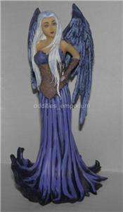   Limited Edition AMY BROWN BLUE ANGEL Statue NIB Fairy Faery Artist