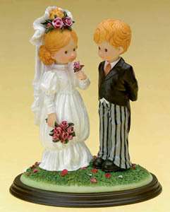 Sara Kay ANRI Figures Figurine With this Ring Wed  