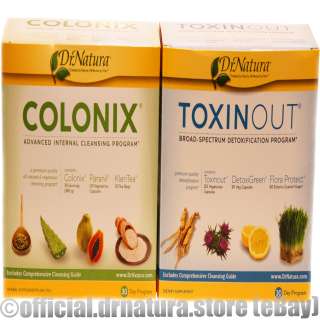 DR NATURA COLONIX + TOXINOUT DETOX & CLEANSE 30 DAY SET  