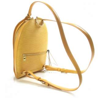 LOUIS VUITTON Epi MABILLON Backpack Bag Purse Yellow LV  