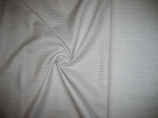 Linen Club fabric White with lavender pin stripes 58  