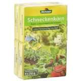 Dehner 133223 Schneckenkorn, 1 kg, 4 x 250 g, 1.200 qm