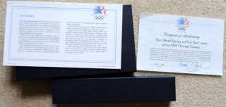 Official Stamps & 1st Day Covers 1984 Olympic Games  