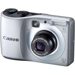 Canon PowerShot A1200 12MP Silver Digital Camera  