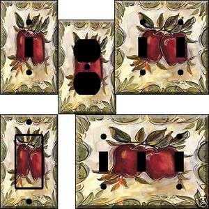 hn Tuscan Apples Light Switch Plate Cover switchplate  