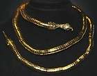 GOLD TONE SNAKE GOTHIC BURLESQUE CLEOPATRA Belly Dance Dancing 
