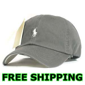 Polo Casual Outdoor Golf Sport Ball Cap Hat Gray  