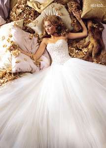   Wedding Dress prom Gown Custom Size 4 6 8 10 12 14 ​16 18 20 22