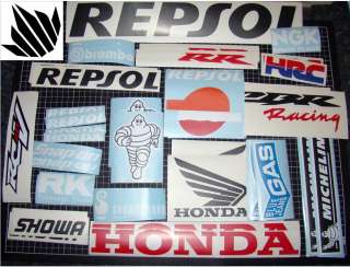 Honda CBR Repsol Sponsoren Aufkleber   Set  