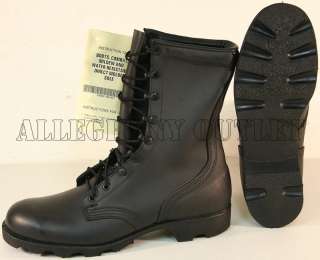   US Army FULL LEATHER Speedlace PANAMA SOLE Combat Boots NIB Made in