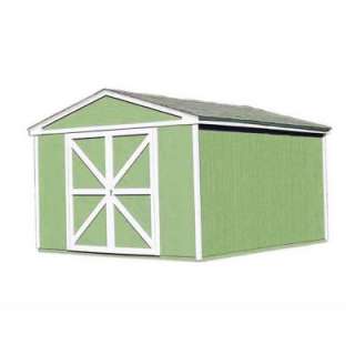   16 ft. Wood Storage Building Kit with Floor 18506 9 