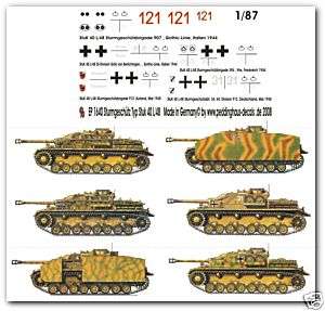 87 Decals für Stug IV Panzer 1640  