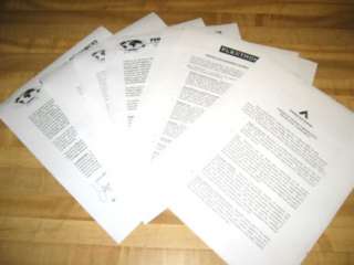 Contracts, Fee Agreements and Marketing Letters