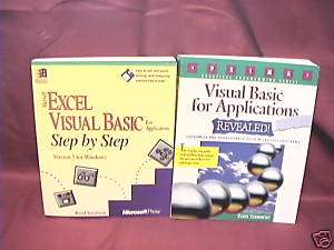 USED BOOKS MICROSOFT EXCEL VISUAL BASIC APPLICATIONS  