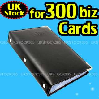 300 sheets business name credit card case holder book  